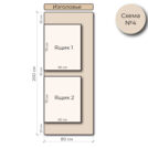 Кровать Mr.Mattress Site Box велюр Toffee 90х195