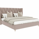 Кровать Beautyson Rebecca велюр Formula 230 бежевый 120х190