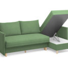 Диван Сонум Rain угловой Микровелюр Бежевый Длина 240 см