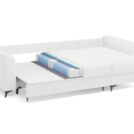 Диван Сонум Dario угловой Лаунж белый Длина 265 см